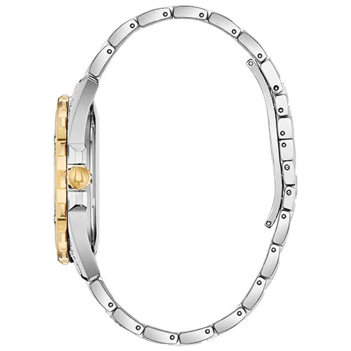 Bulova Dress/Classic Crystal Mens Watch Stainless Steel
