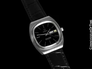 c.1978 Omega Seamaster Vintage Mens Watch, Automatic, Day Date - Stainless Steel
