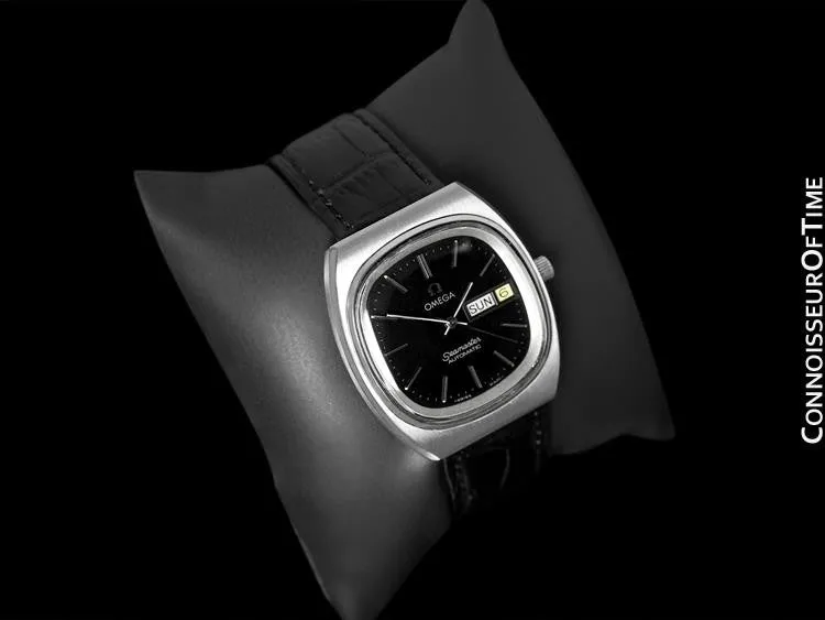 c.1978 Omega Seamaster Vintage Mens Watch, Automatic, Day Date - Stainless Steel