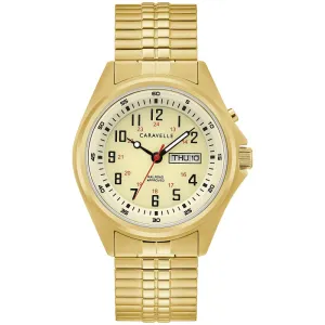 Caravelle Stainless Steel Classic CAR Mens Watch