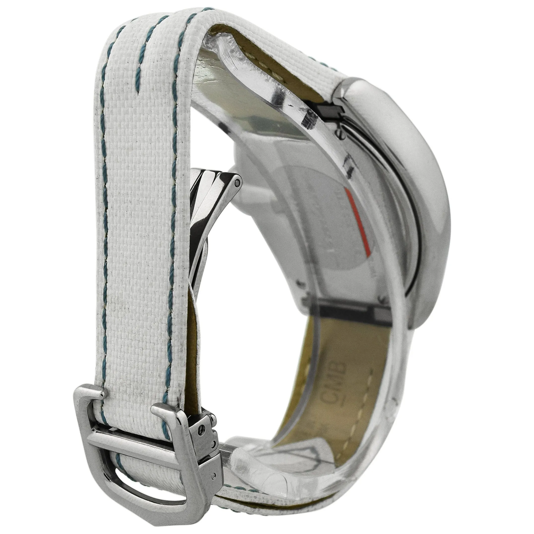 Cartier Ladys Roadster Stainless Steel 31mm Blue Roman Dial Watch Reference #: W62053V3