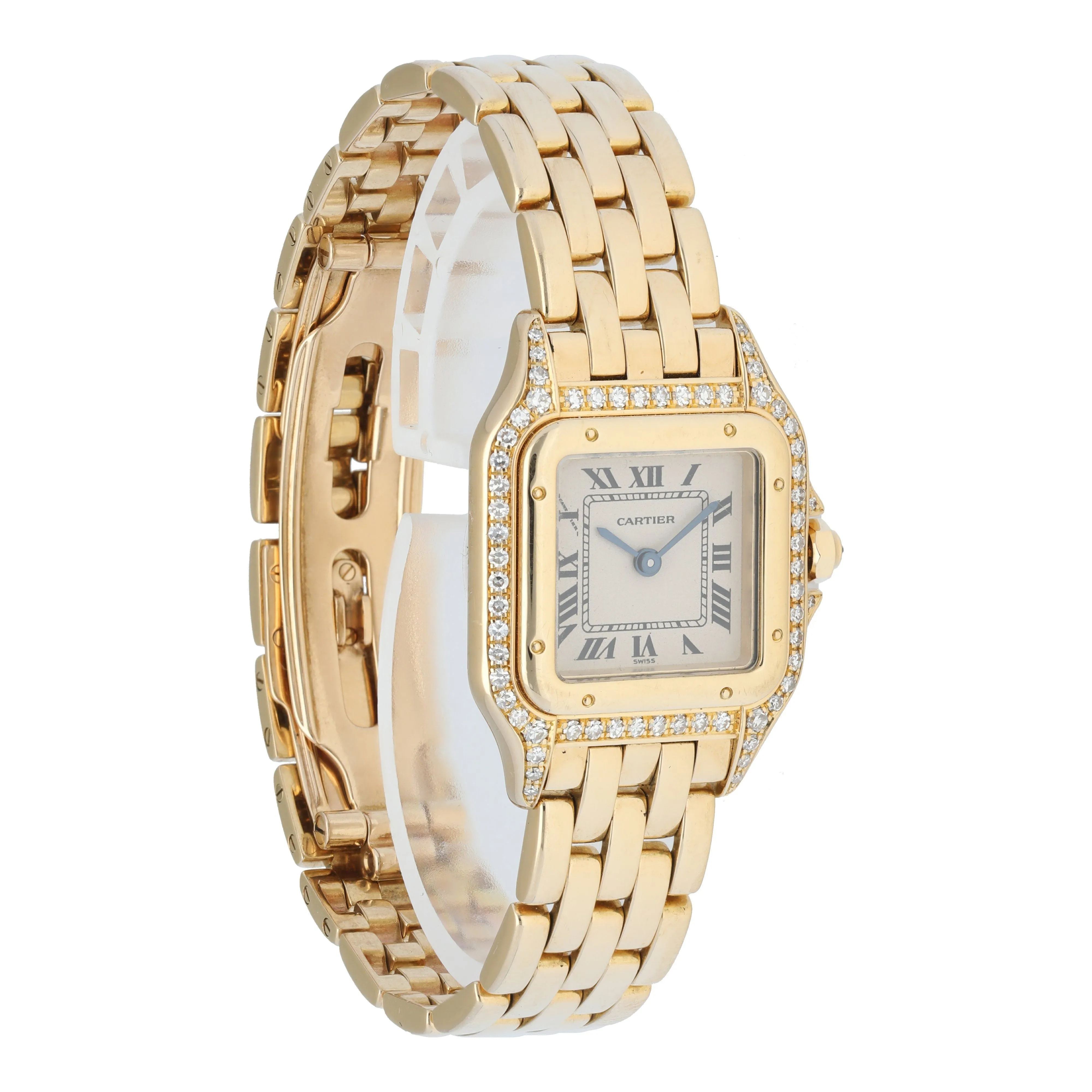 Cartier Panthere 1280 2 Yellow Gold Ladies Watch