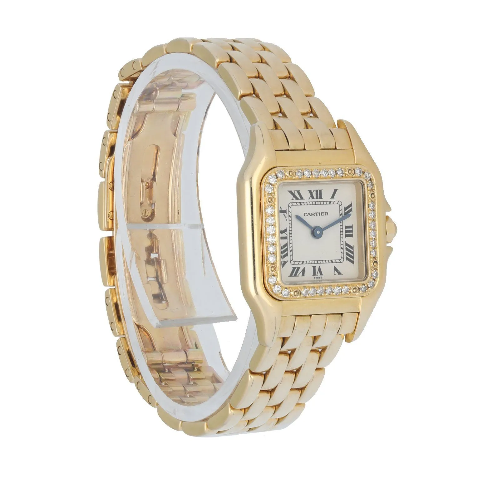 Cartier Panthere 128000M 18K Ladies Diamonds Watch