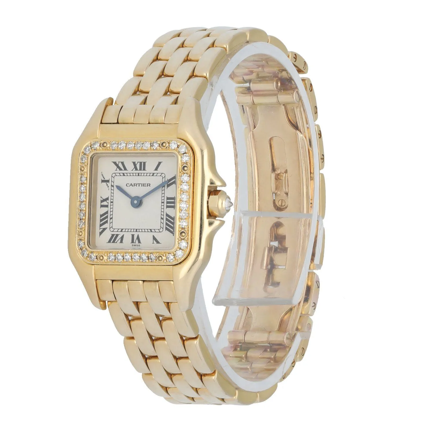Cartier Panthere 128000M 18K Ladies Diamonds Watch