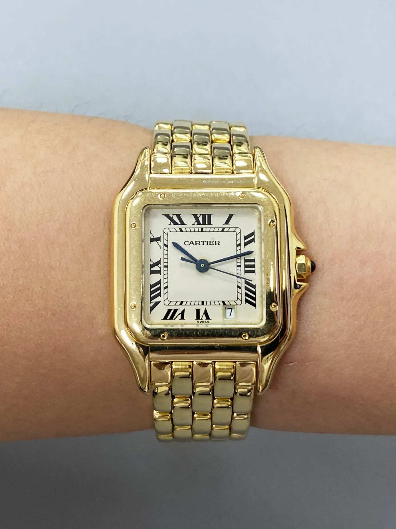 Cartier Panthere 18k Yellow Gold Midsize Ladies Watch