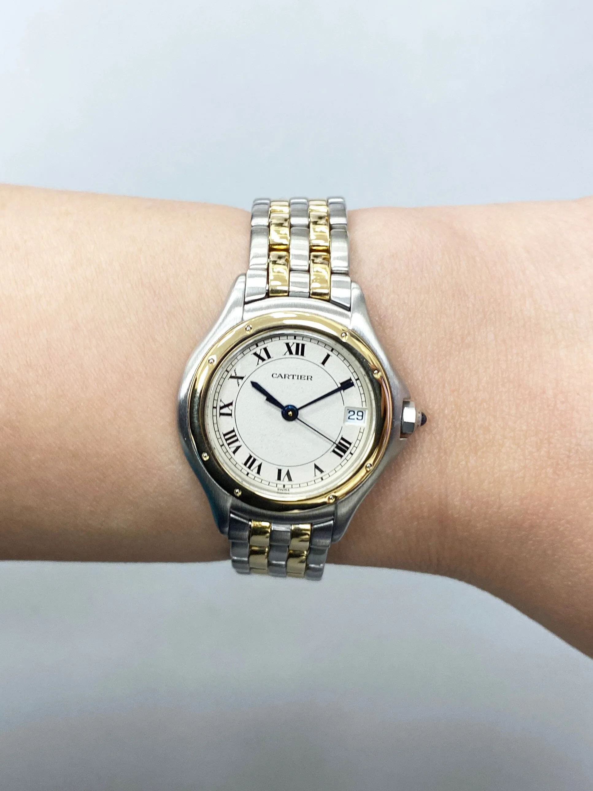 Cartier Panthere Cougar 119 000 R Two Tone Ladies Watch