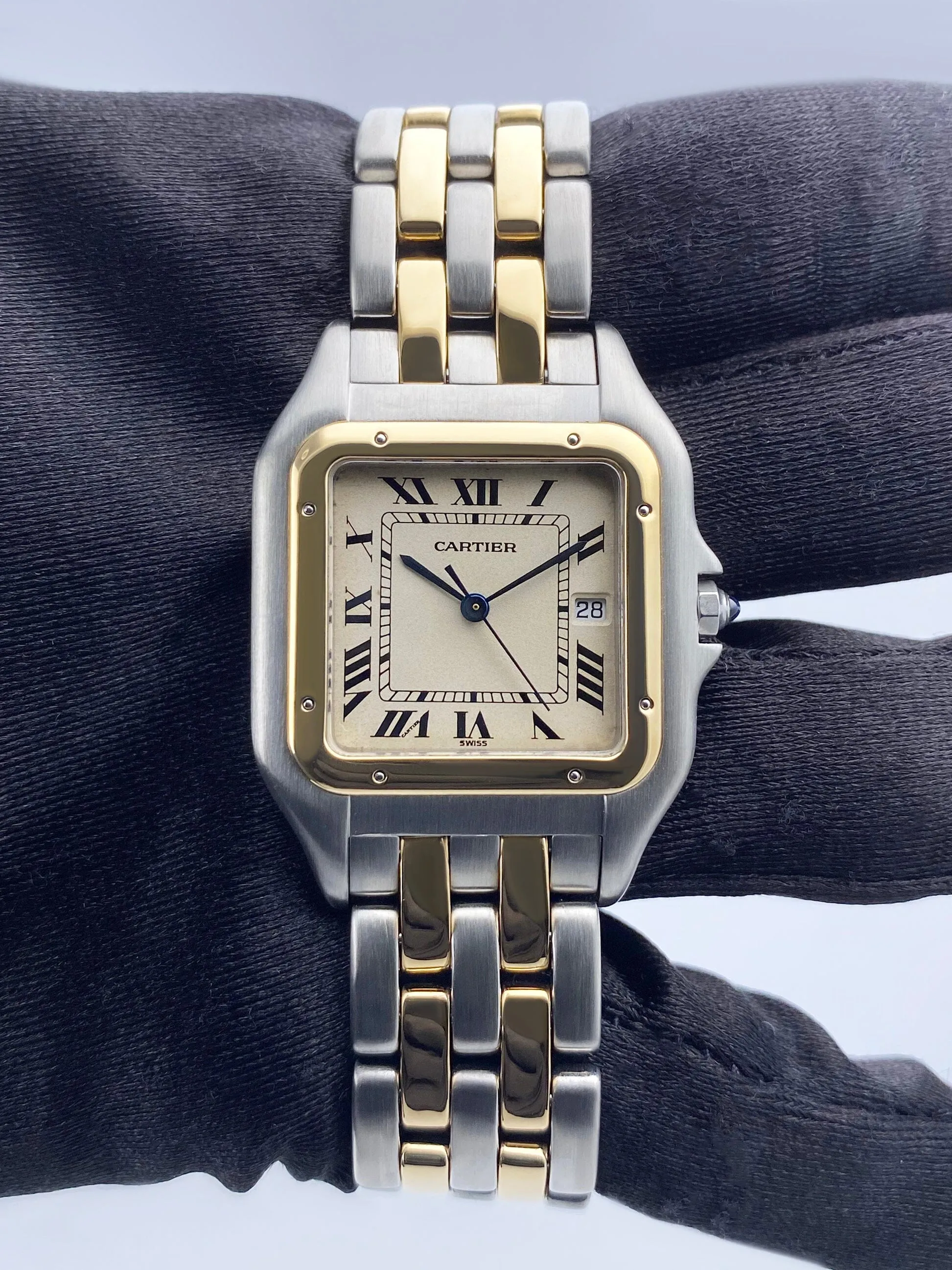 Cartier Panthere Large 83083442 Two Rows Mens Watch