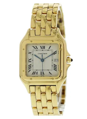 Cartier Panthere Large W25014B9 18K Yellow Gold Watch