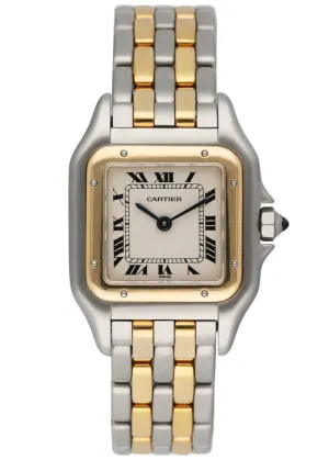 Cartier Panthere Two Rows Ladies Watch Box Papers