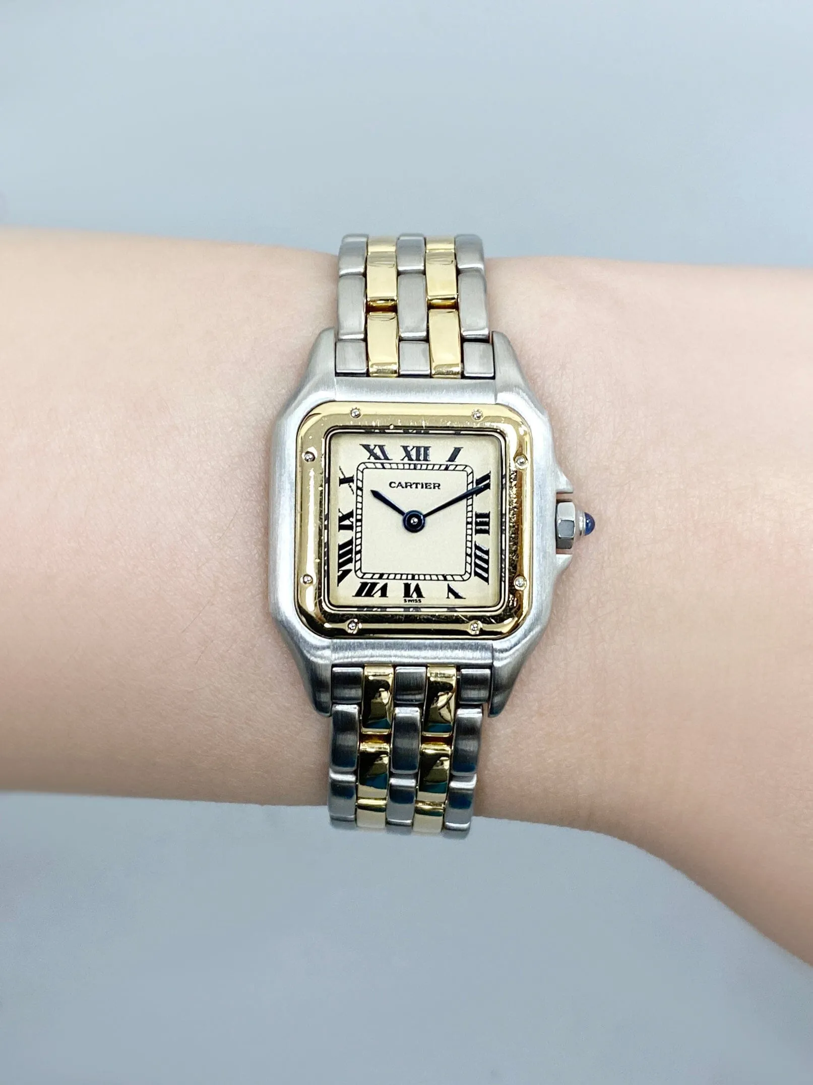 Cartier Panthere W25029B6 Two Rows Ladies Watch