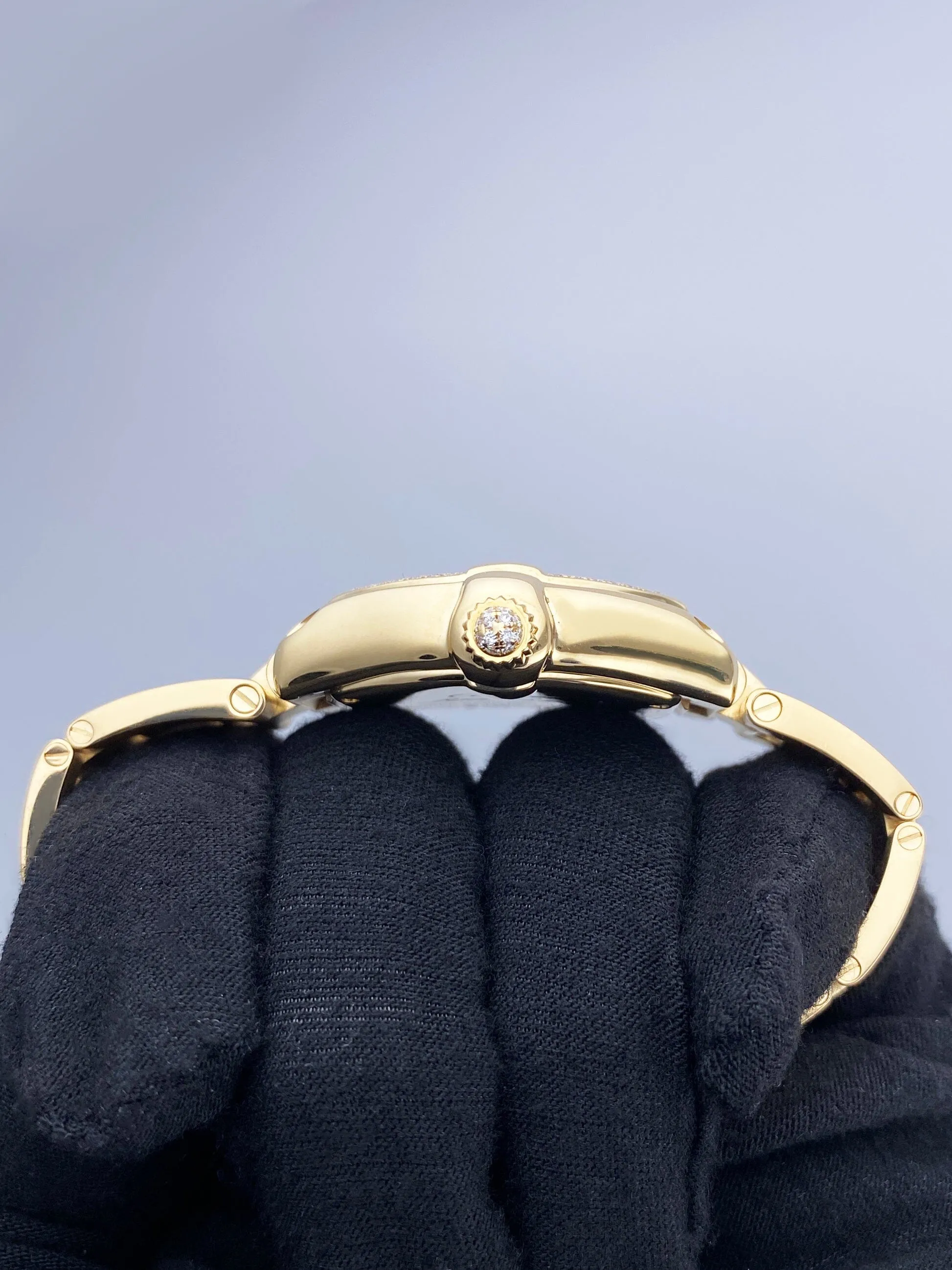Cartier Roadster WE5001X1 Diamond Yellow Gold Ladies Watch