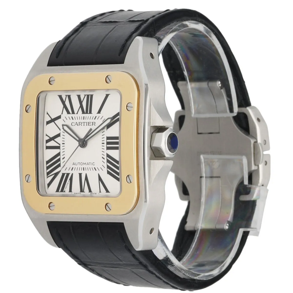 Cartier Santos 100 2656 Stainless Steel Automatic Men's Watch