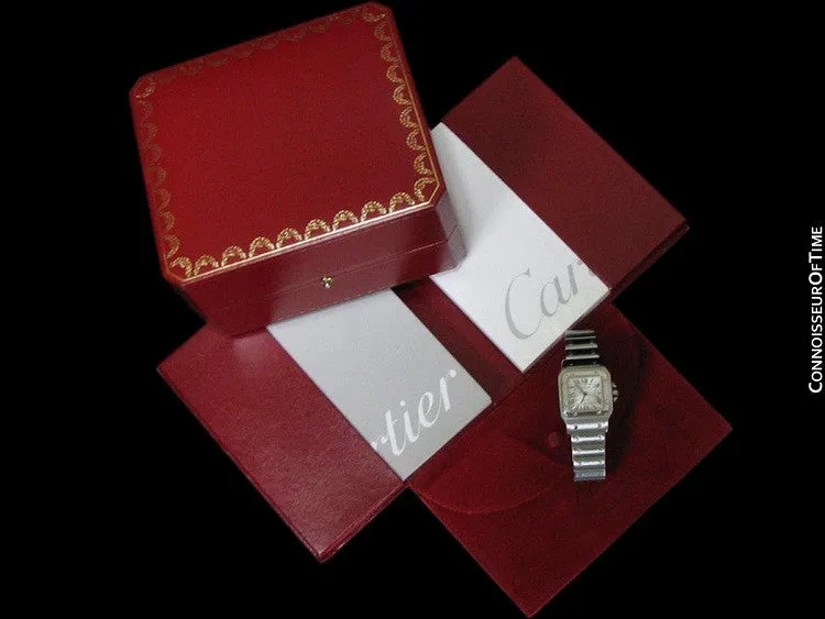 Cartier Santos Automatique Mens Bracelet Watch, Stainless Steel - W20055D6