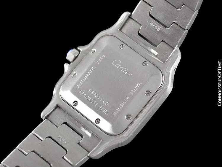 Cartier Santos Automatique Mens Bracelet Watch, Stainless Steel - W20055D6