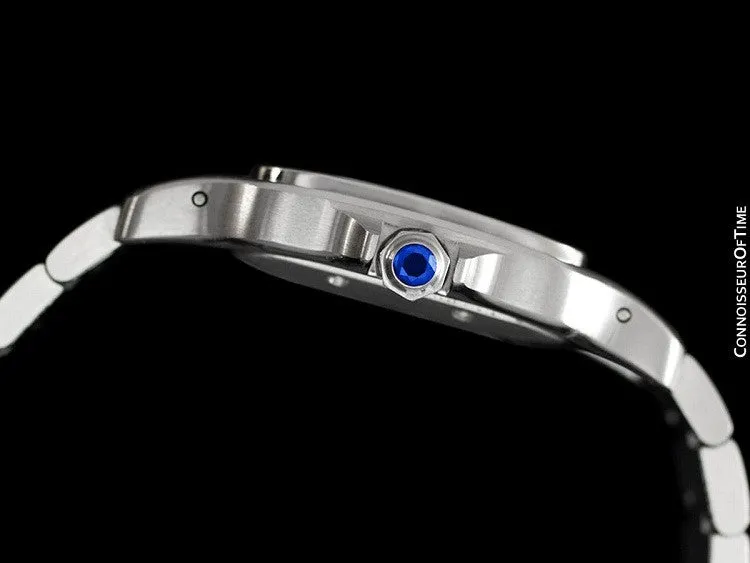 Cartier Santos Automatique Mens Bracelet Watch, Stainless Steel - W20055D6
