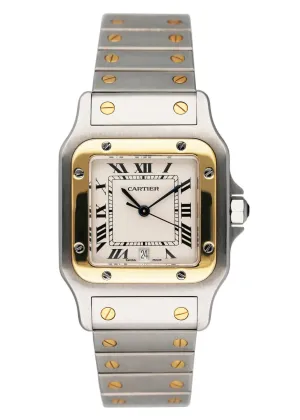 Cartier Santos Galbee W20011C4 187901 Two Tone Watch Box Papers