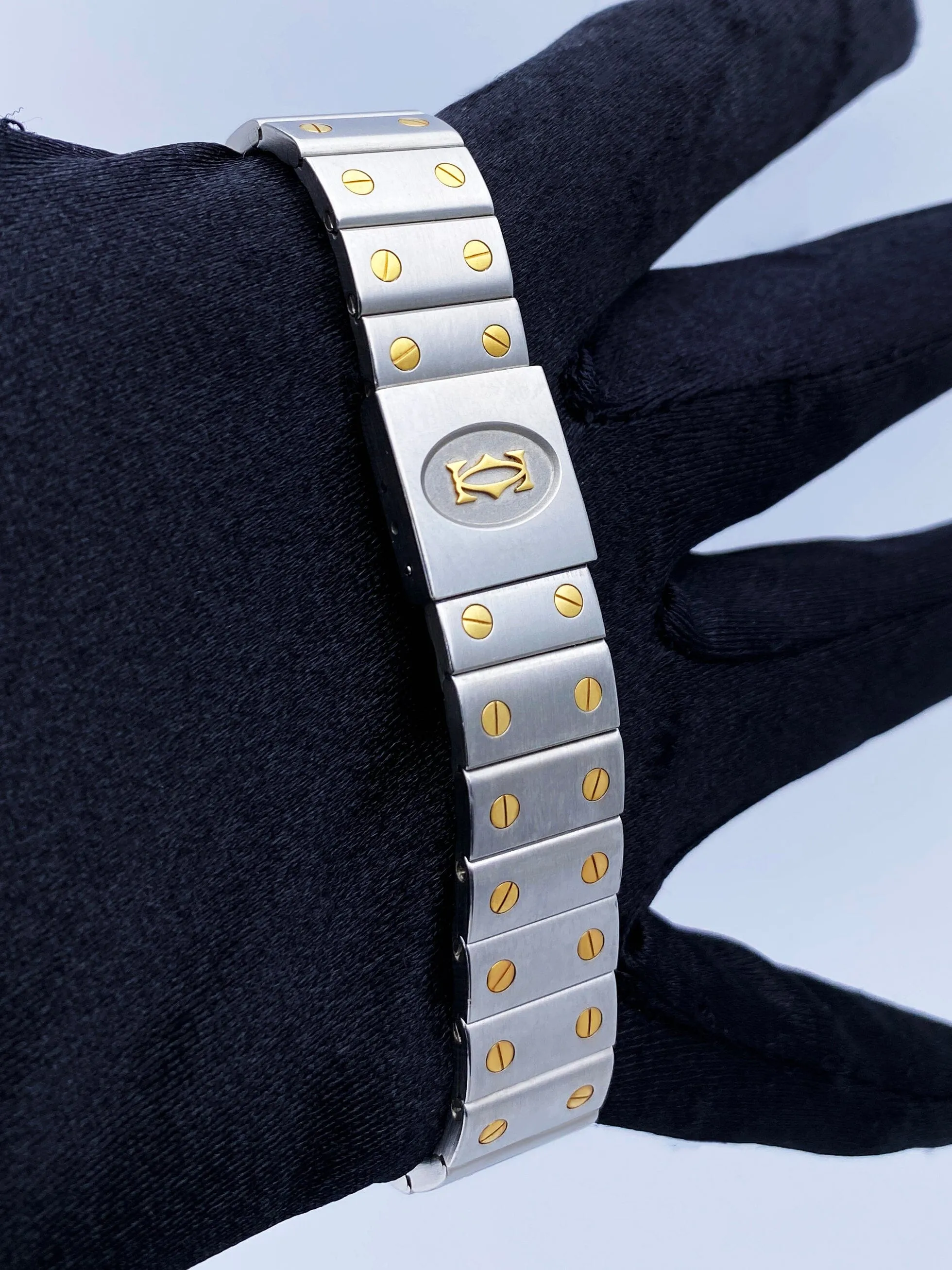 Cartier Santos Galbee W20011C4 187901 Two Tone Watch Box Papers