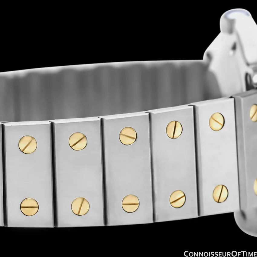 Cartier Santos Octagon Mens Unisex Watch, Automatic - Stainless Steel & 18K Gold