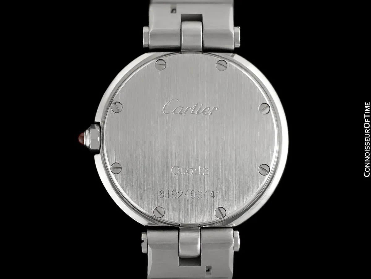 Cartier Santos Vendome Ladies Quartz Bracelet Watch - Stainless Steel