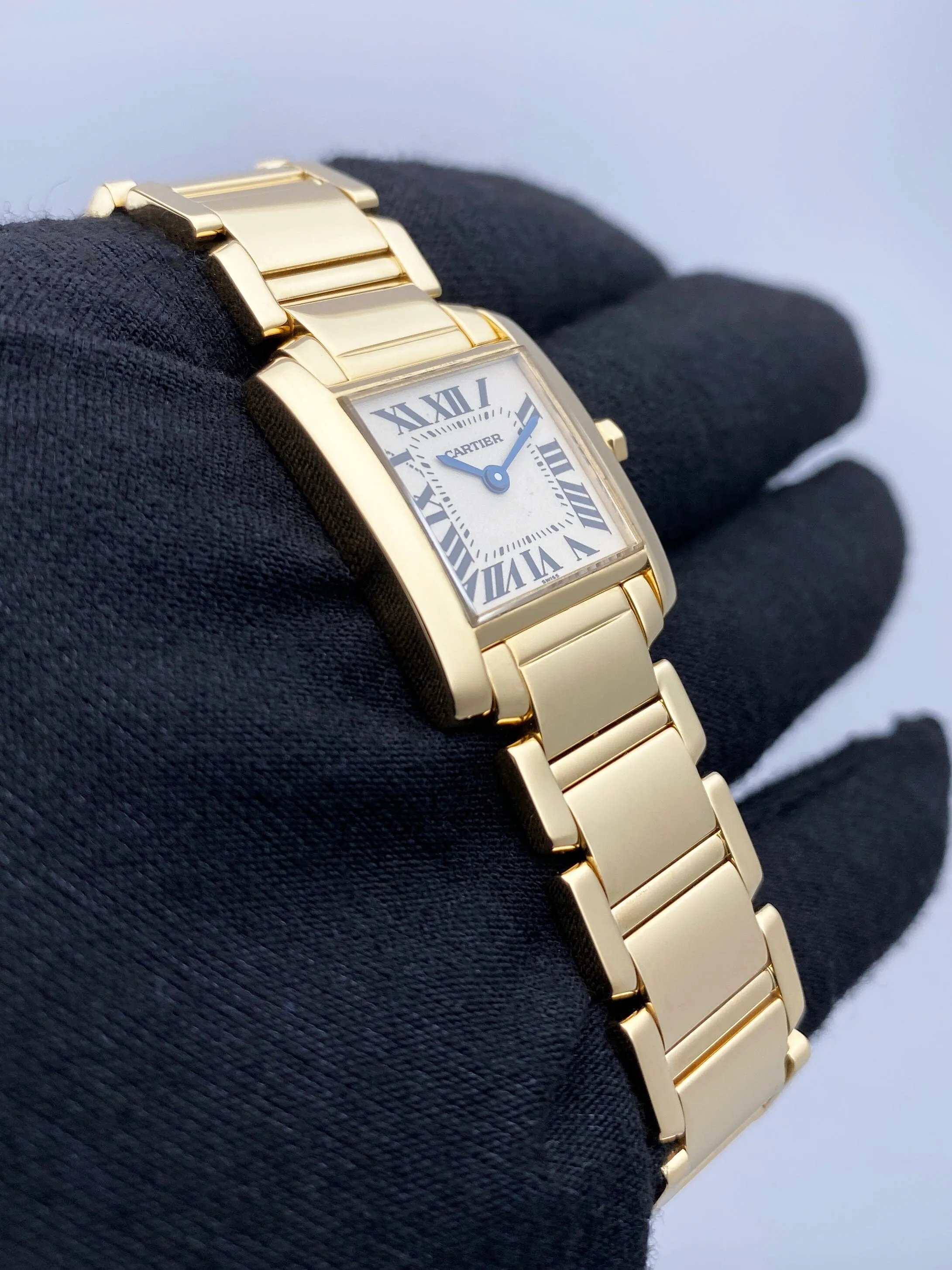 Cartier Tank Francaise W50002N2 Yellow Gold Ladies Watch