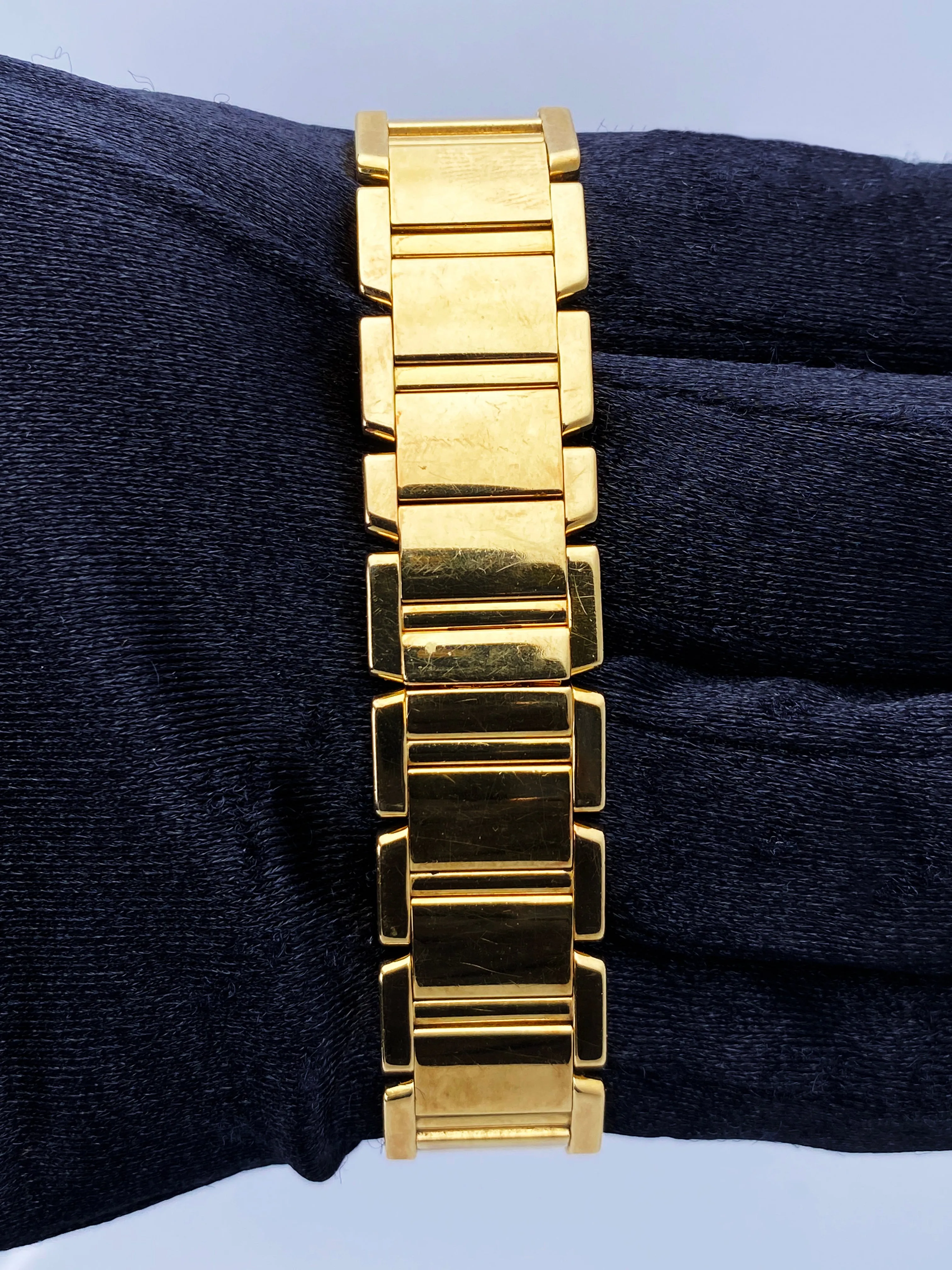 Cartier Tank Francaise W50002N2 Yellow Gold Ladies Watch