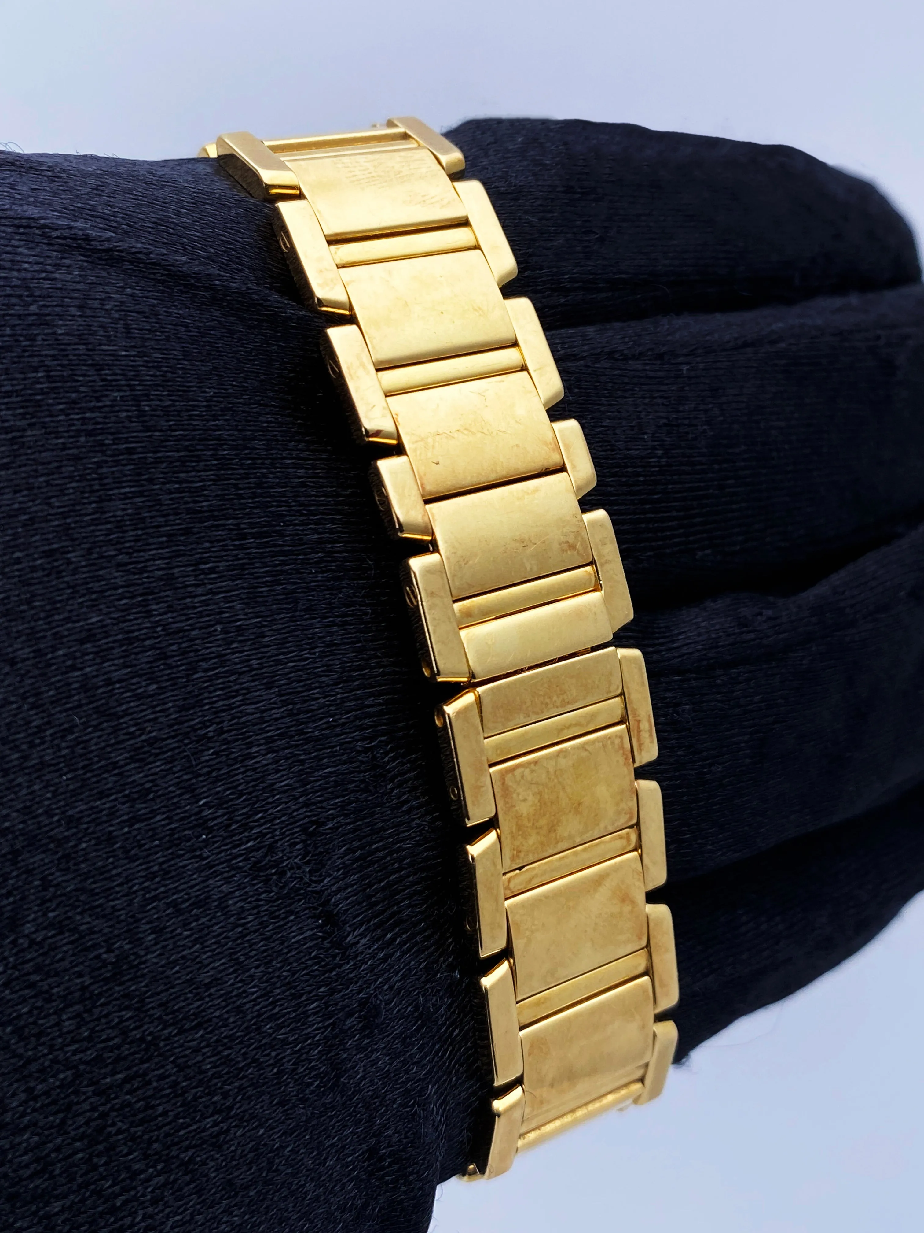 Cartier Tank Francaise W50002N2 Yellow Gold Ladies Watch