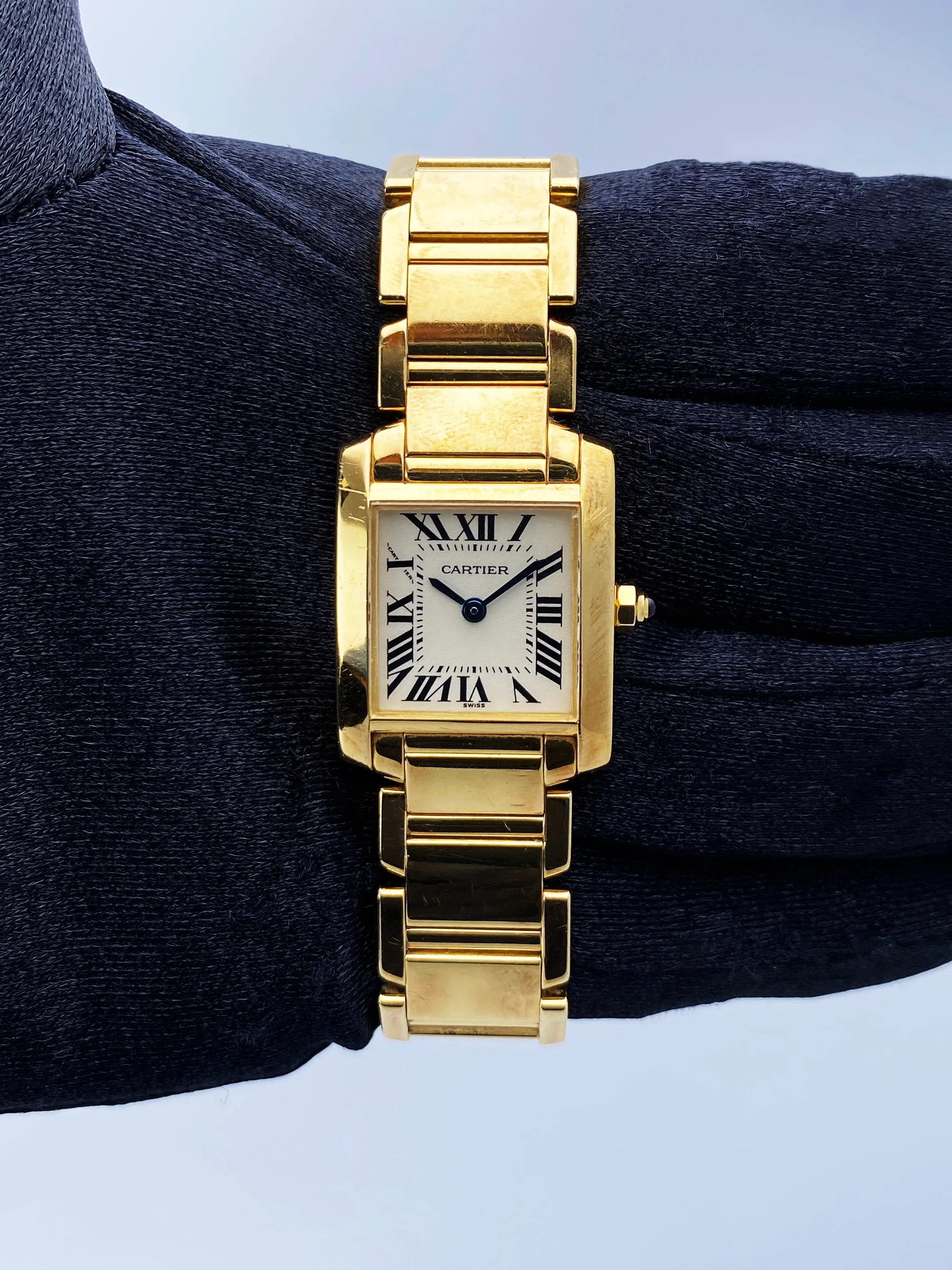 Cartier Tank Francaise W50002N2 Yellow Gold Ladies Watch