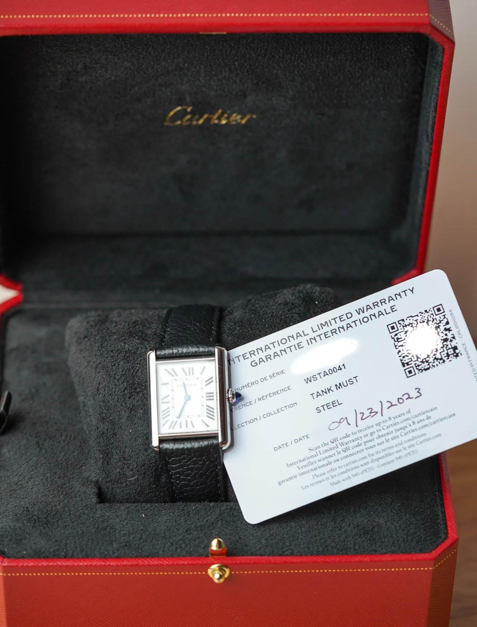 Cartier Tank Must Large WSTA0041