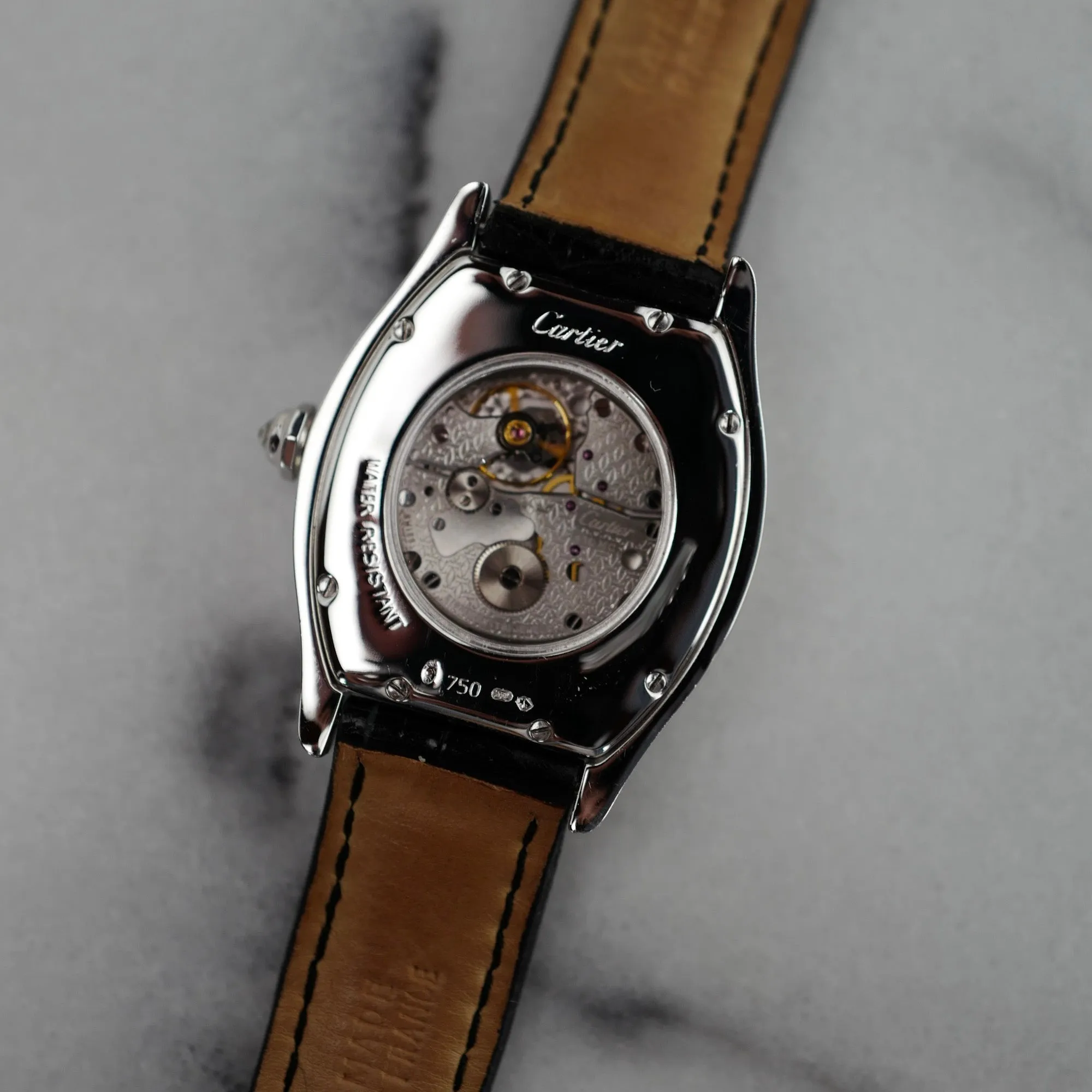 Cartier White Gold Tortue Ref. WGTO0003 with Original Baguette Diamonds
