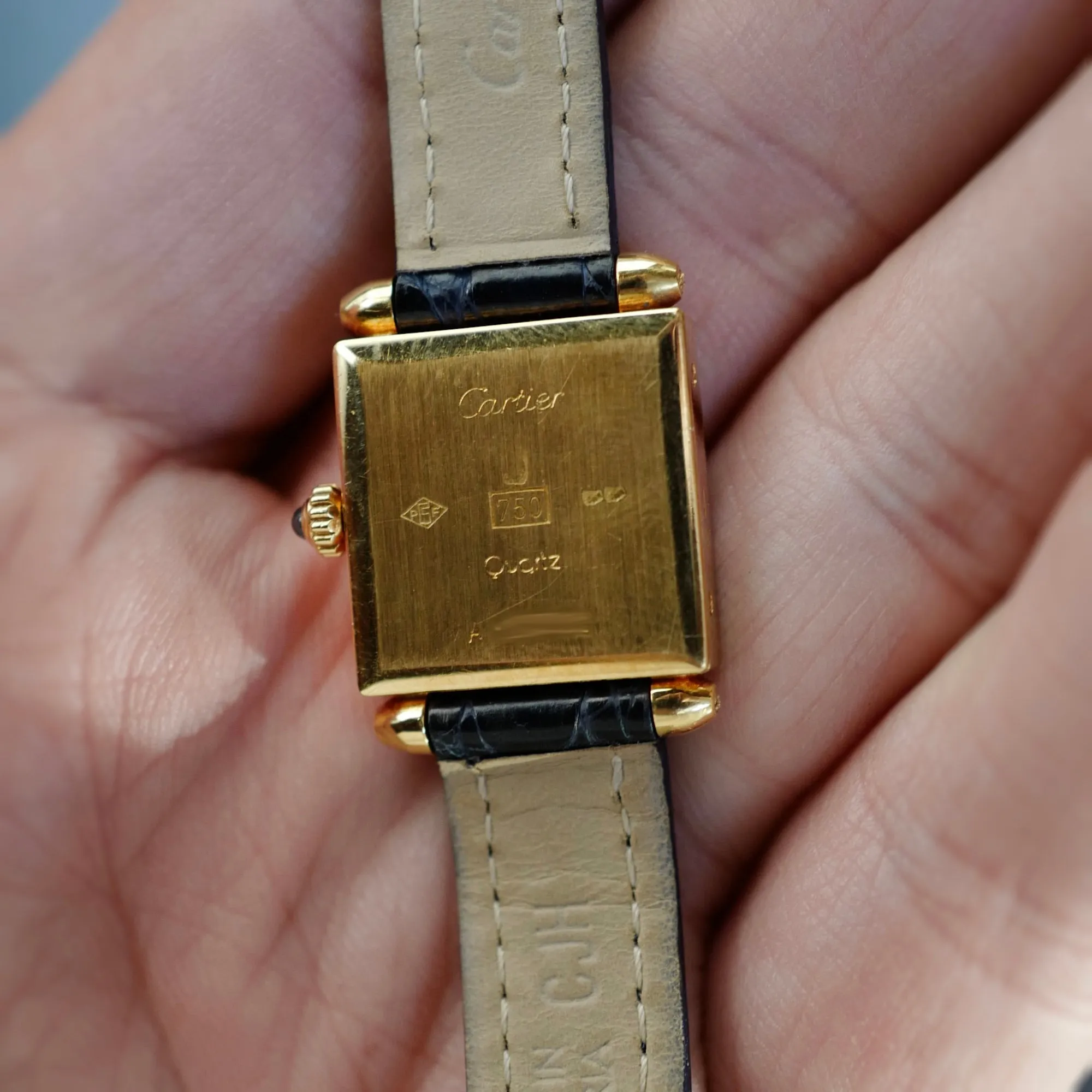 Cartier Yellow Gold Mini Obus with Enamel