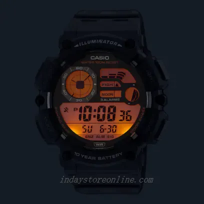 Casio Digital Men's Watch WS-1500H-1A Digital Resin Band Resin Glass Battery life: 10 years