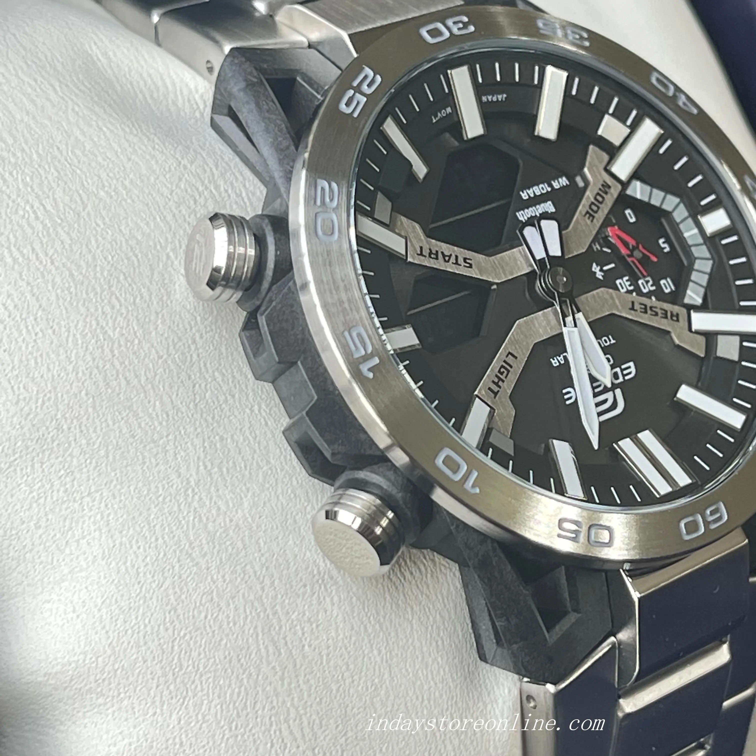 Casio Edifice Men's Watch ECB-2000D-1A Edifice Sospensione Mineral Glass Mobile link Bluetooth