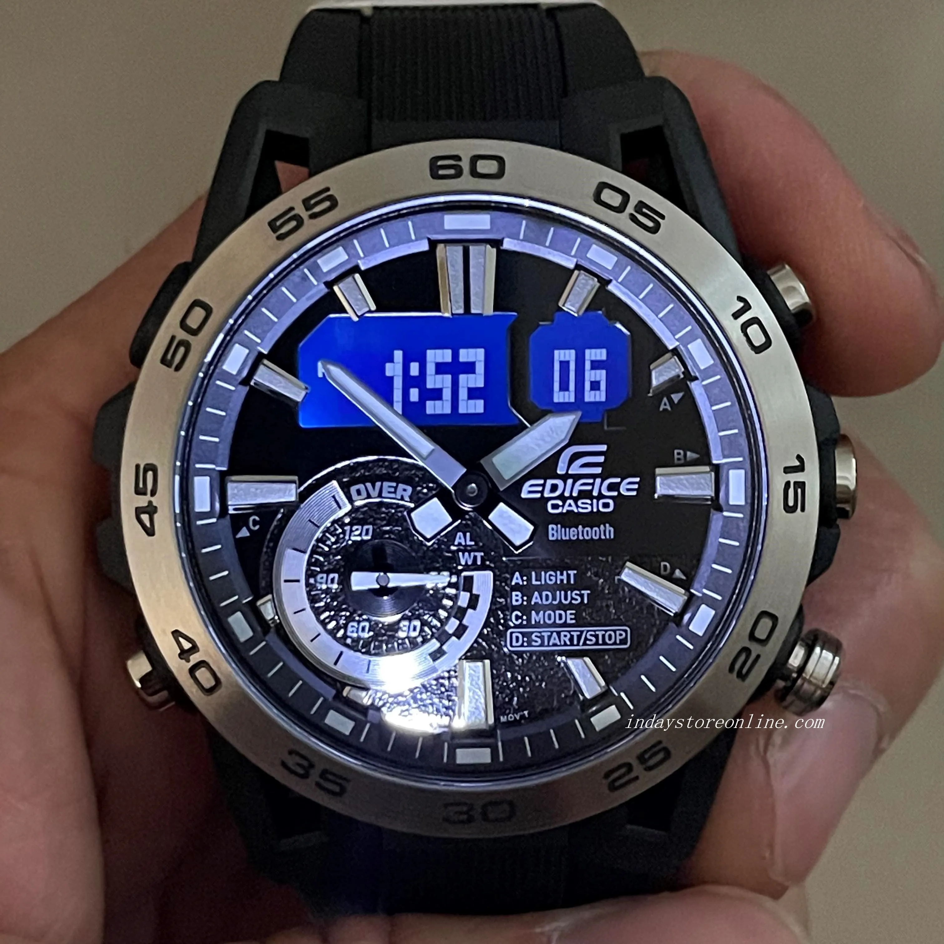 Casio Edifice Men's Watch ECB-40P-1A Edifice Sospensione Mobile link Bluetooth