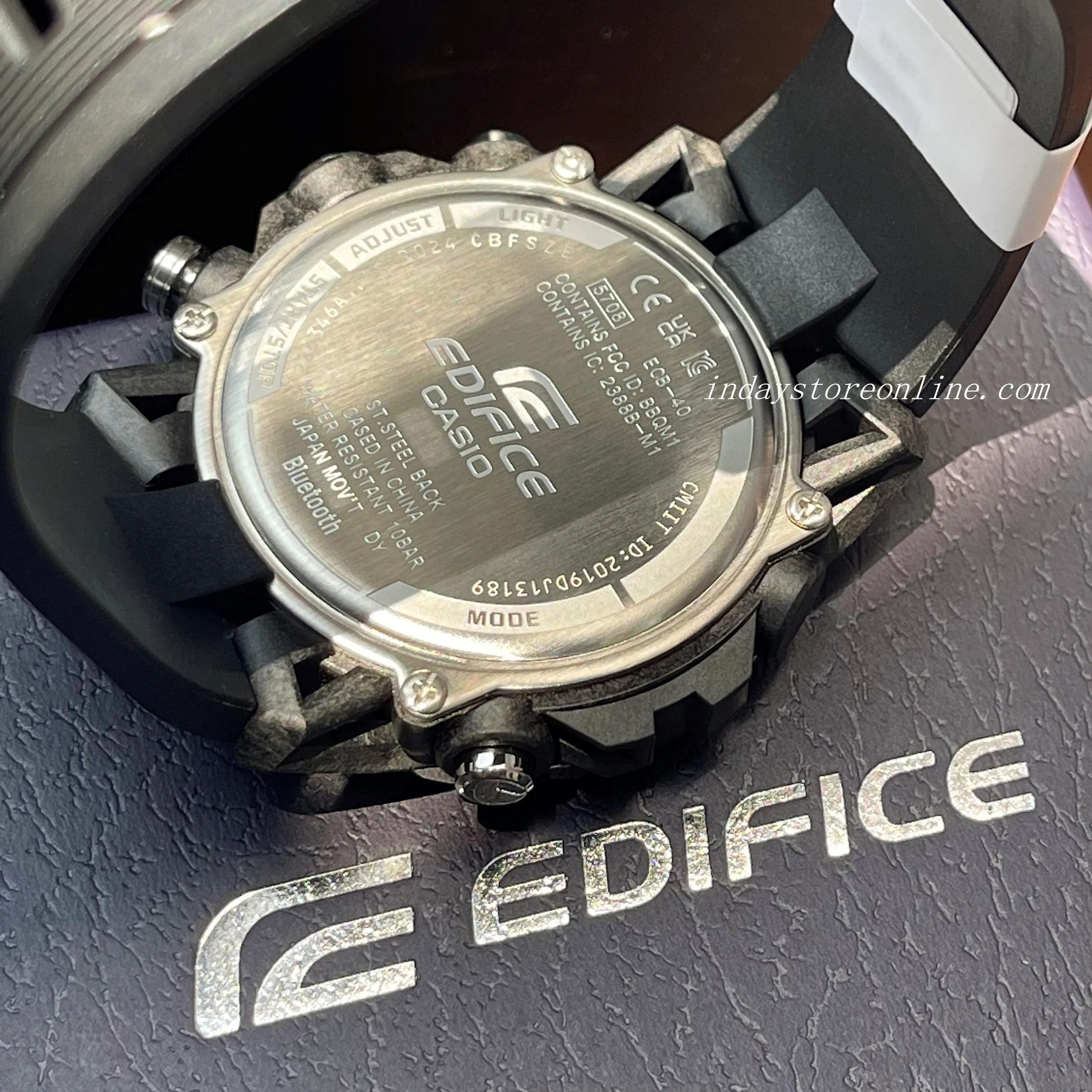 Casio Edifice Men's Watch ECB-40P-1A Edifice Sospensione Mobile link Bluetooth