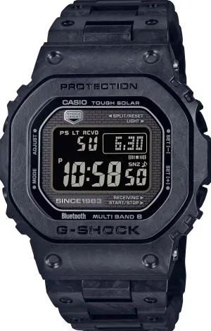 Casio G-Shock 40th Anniversary Carbon Edition Square Face Forged Carbon Black GCW-B5000UN-1