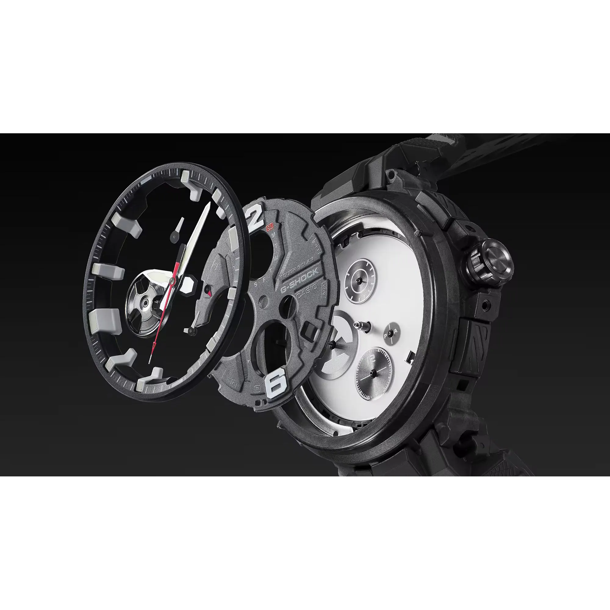 CASIO G-SHOCK GRB300-1A4 Gravity Master Black Solar Bluetooth Pilot Watch