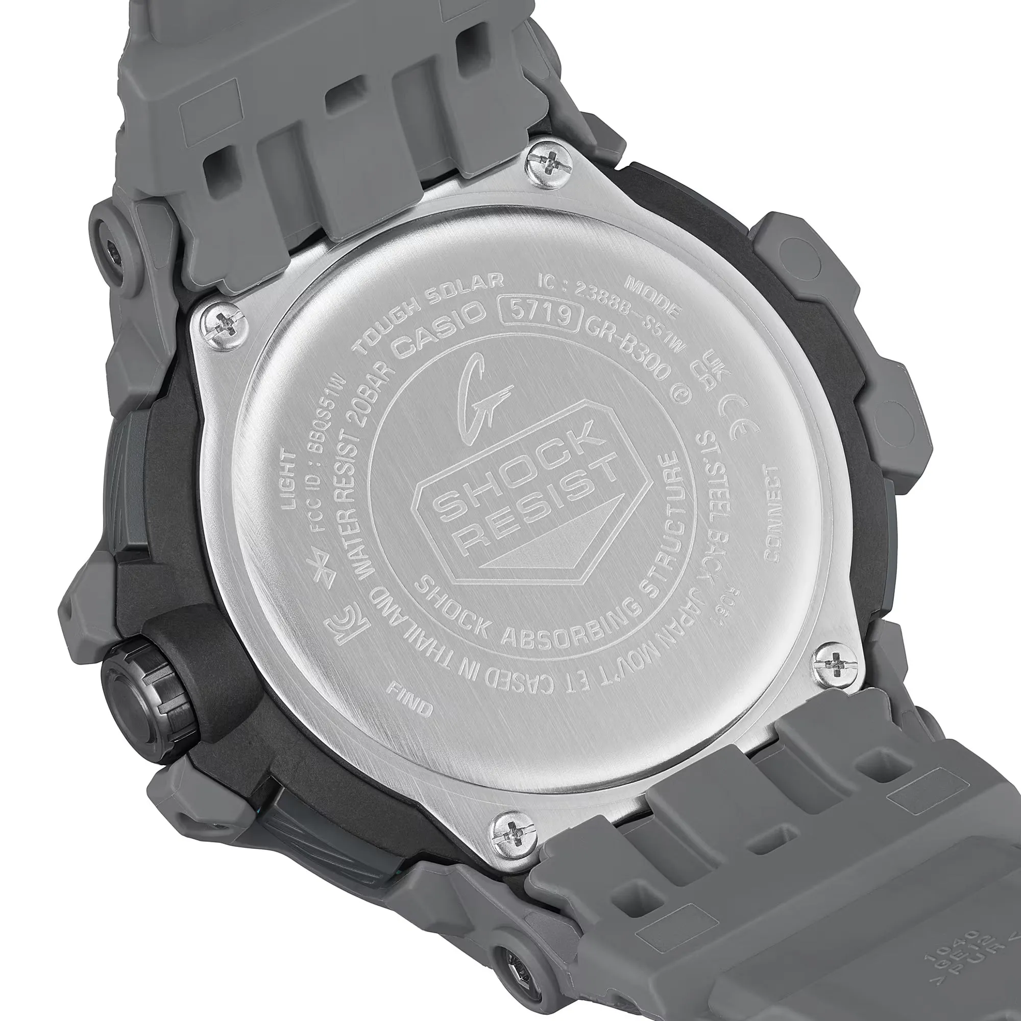 CASIO G-SHOCK GRB300-8A2Gravity Master Grey Blue Bluetooth Pilot Watch
