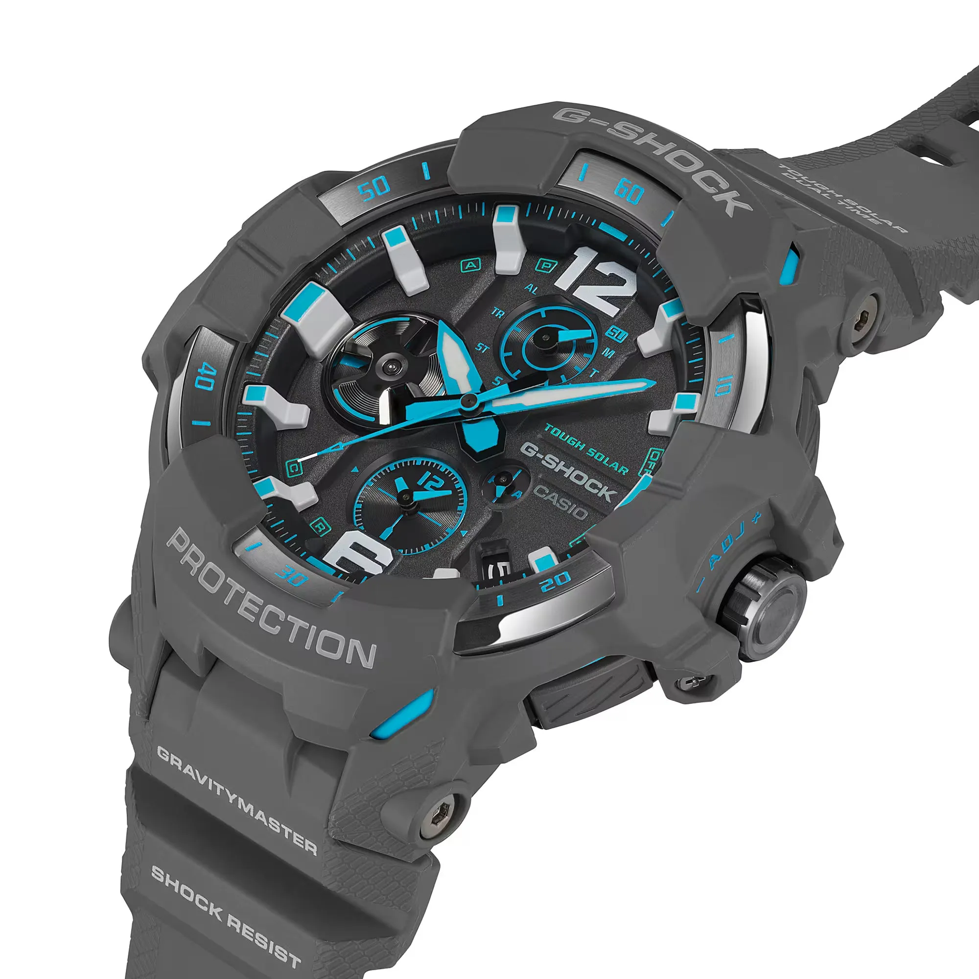 CASIO G-SHOCK GRB300-8A2Gravity Master Grey Blue Bluetooth Pilot Watch