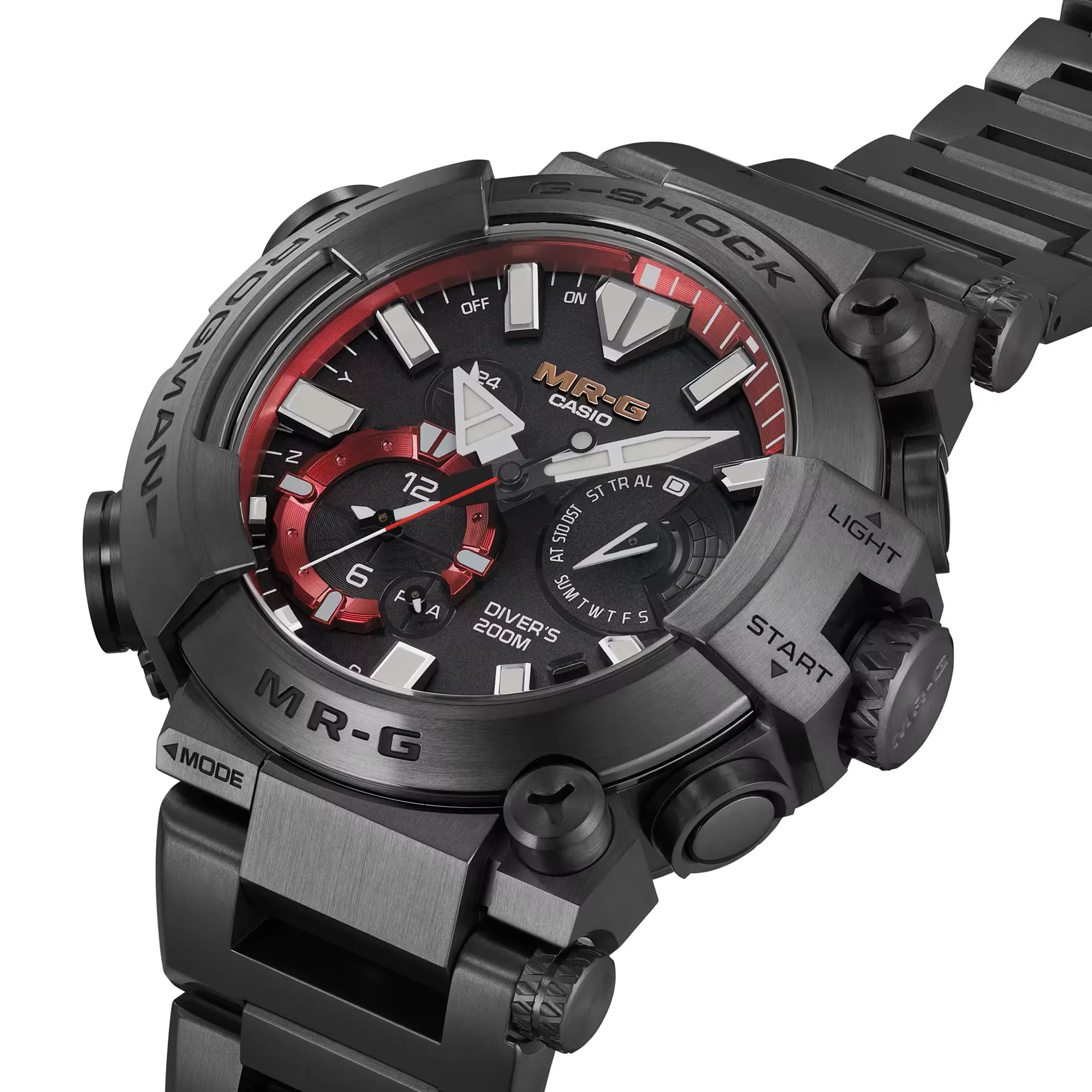 Casio G-Shock Master of G MR-G Titanium Analog Frogman ISO 200M Diver MRG-BF1000B-1A