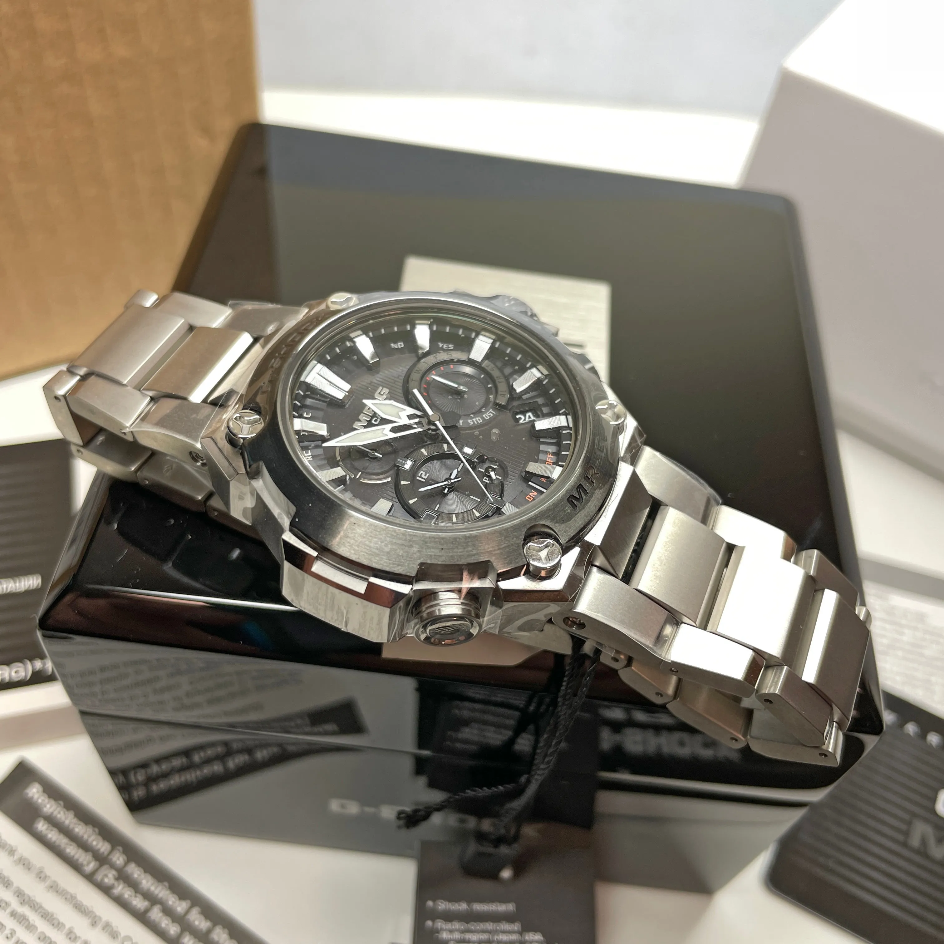Casio G-Shock MR-G GPS Black Titanium Limited Edition Watch MRGB2000D-1A