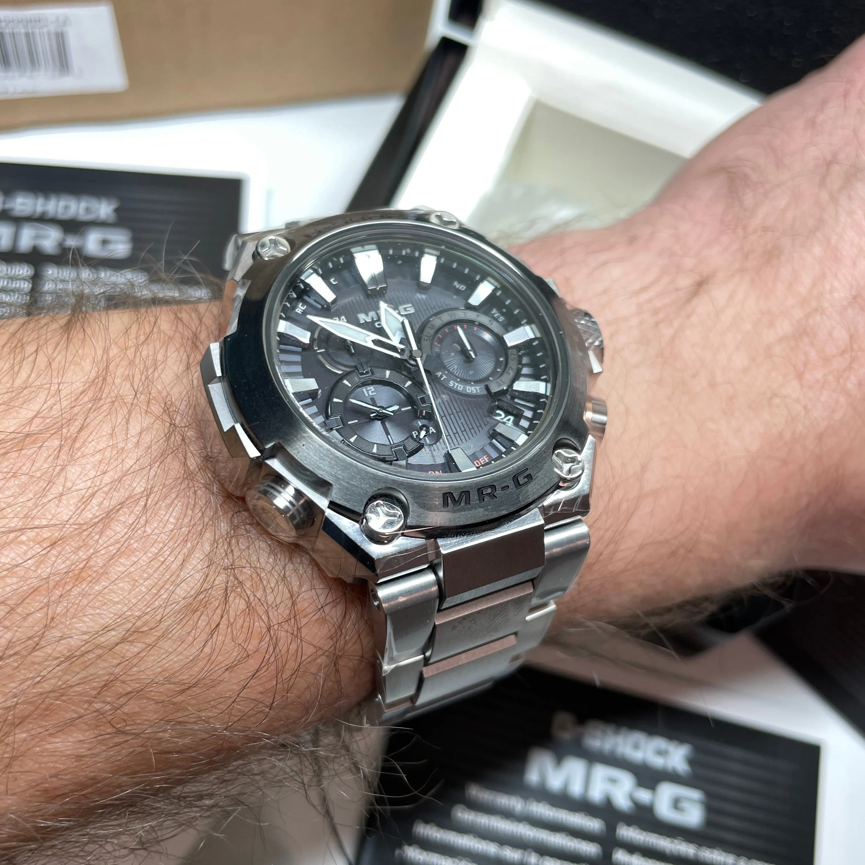 Casio G-Shock MR-G GPS Black Titanium Limited Edition Watch MRGB2000D-1A