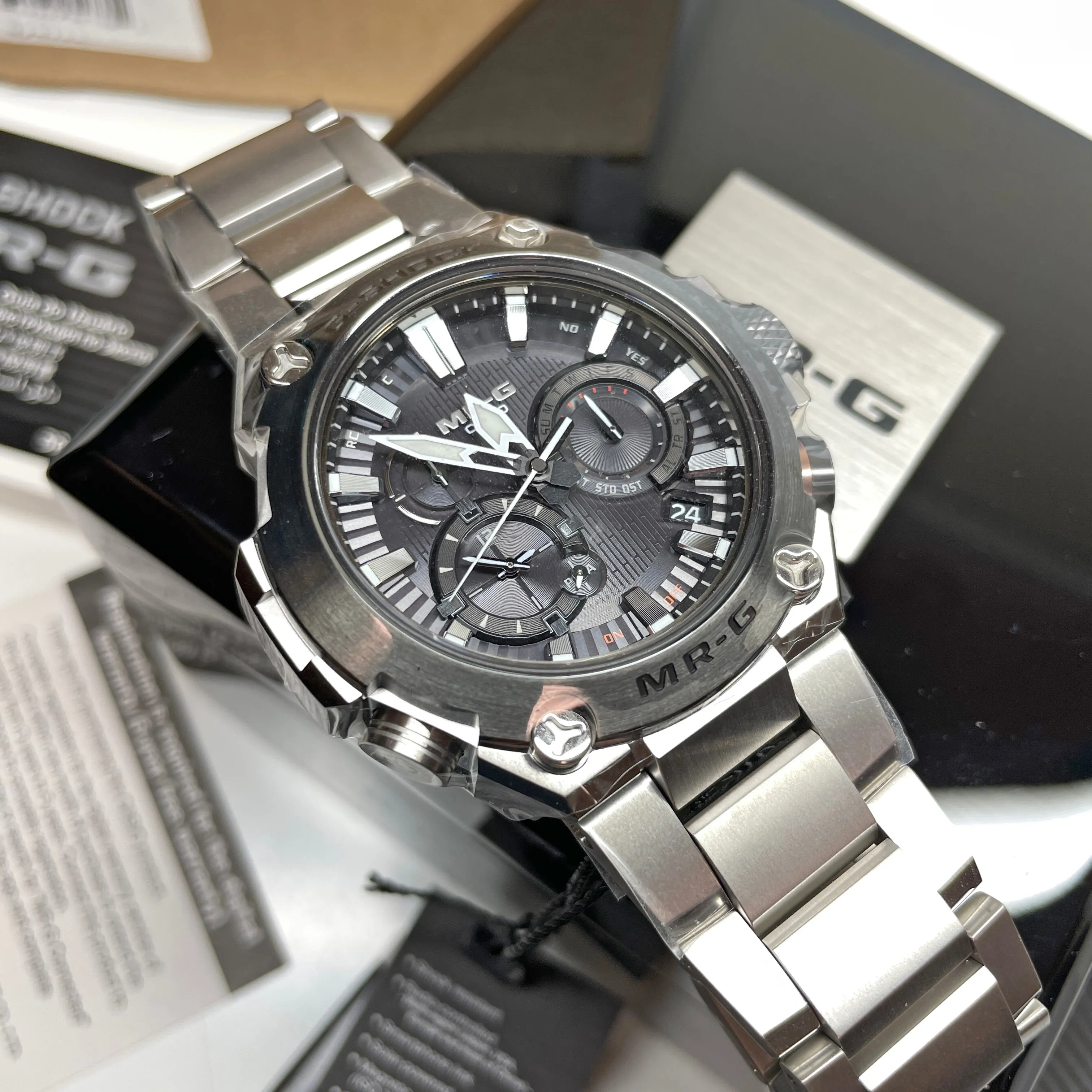 Casio G-Shock MR-G GPS Black Titanium Limited Edition Watch MRGB2000D-1A