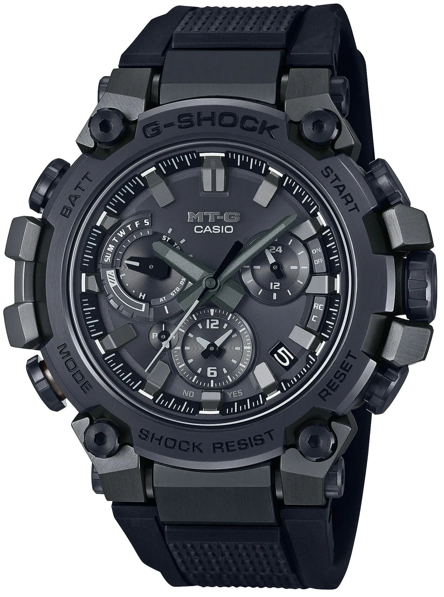 Casio G-Shock MT-G Tough Solar Smartphone Link Black-Grey MTG-B3000B-1A