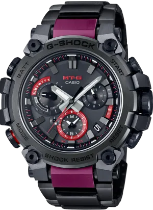 Casio G-Shock MT-G Tough Solar Smartphone Link Black-Red MTG-B3000BD-1A