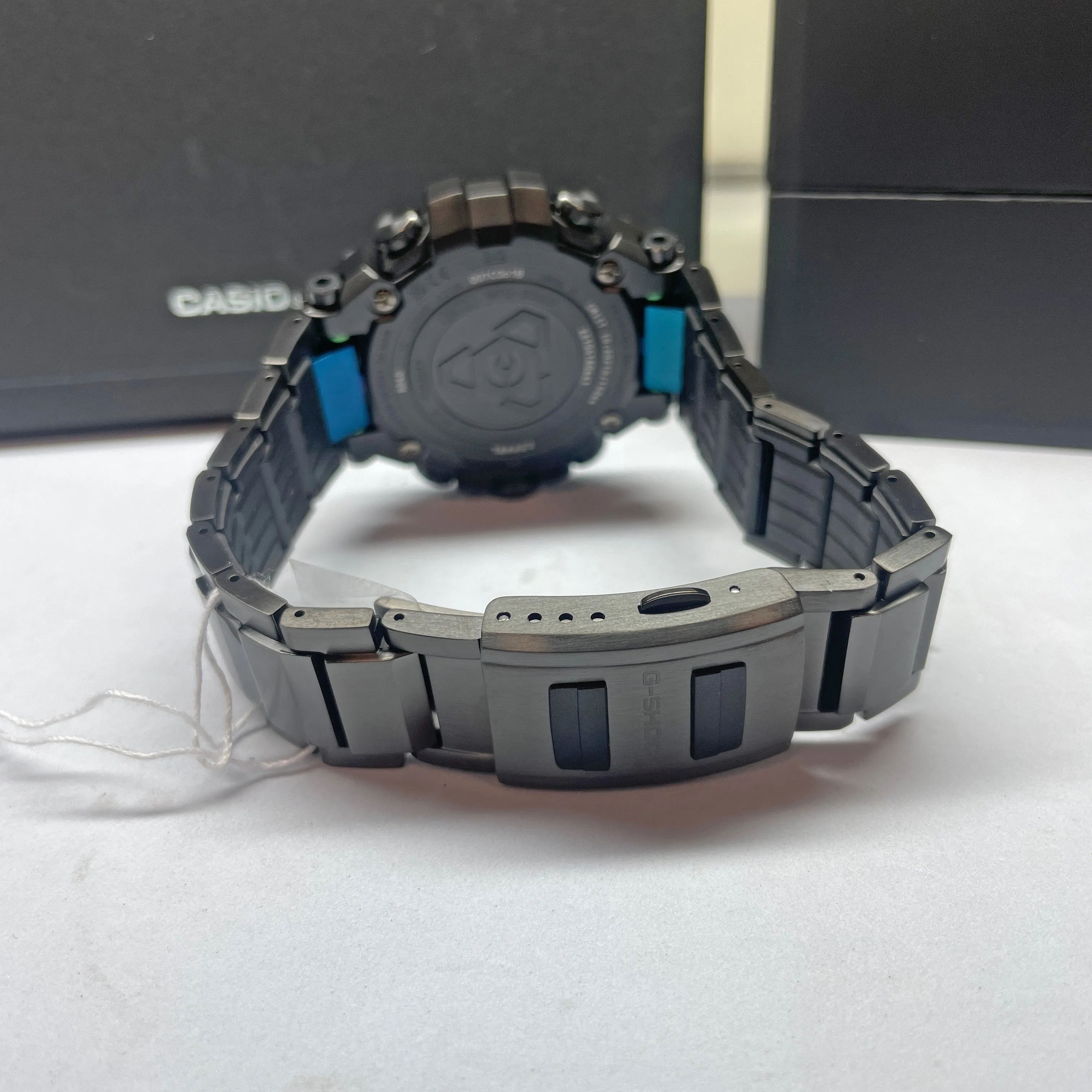 Casio G-Shock MTG MTGB3000BD12 Black & Green IP Bluetooth Watch