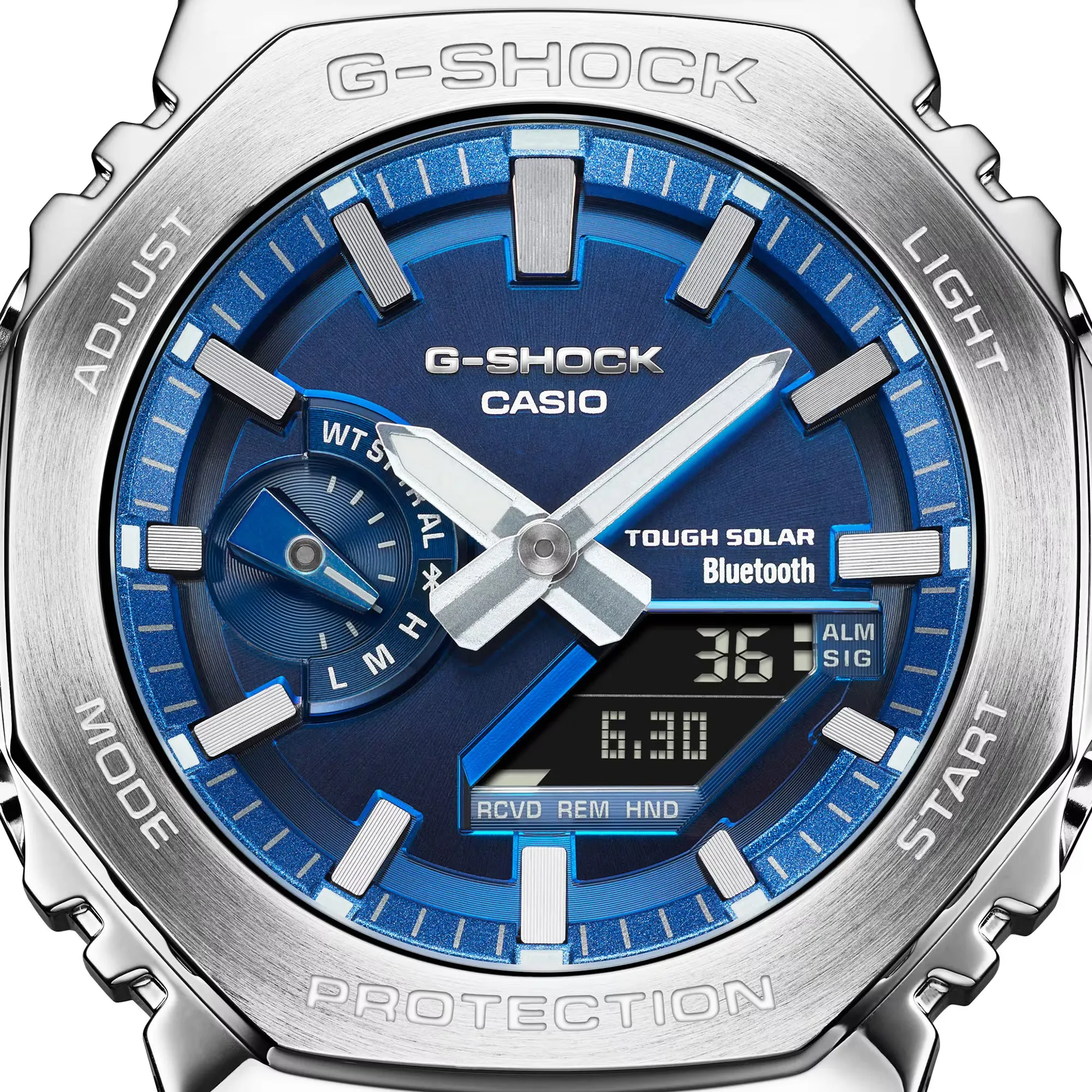 Casio G-Shock Navy Blue Steel Solar Bluetooth 2100 CasiOak GMB2100AD-2A