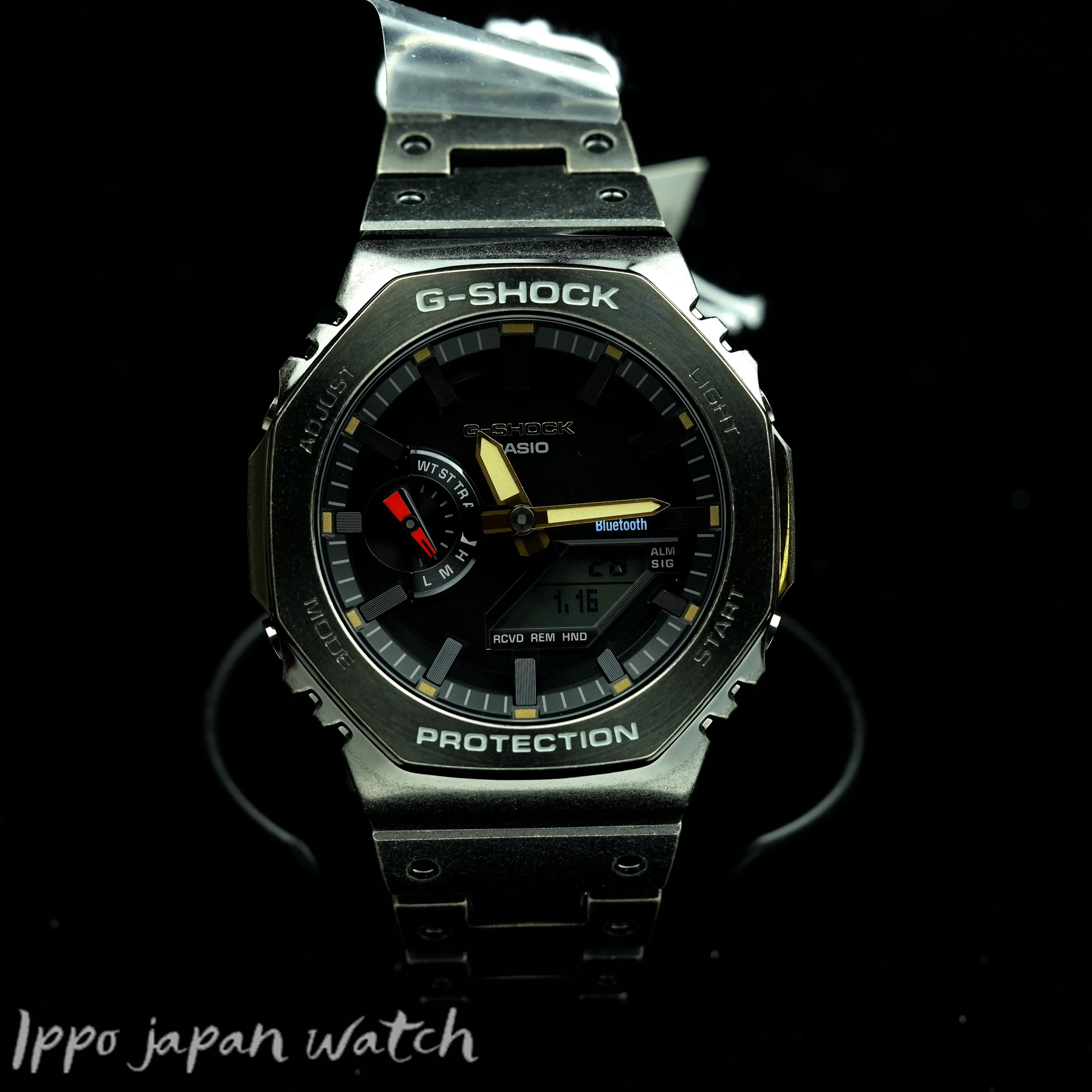 CASIO gshock GM-B2100VF-1AJR GM-B2100VF-1A solar powered Stainless steel 20ATM limited function linked via Bluetooth communication with compatible mobile phones watch 2023.11Release