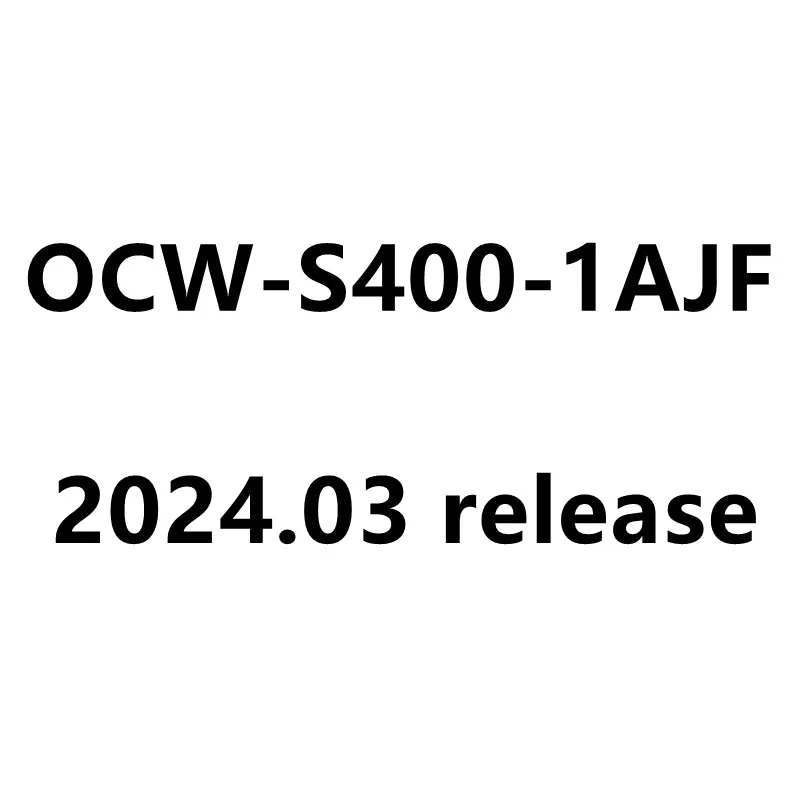 Casio Oceanus OCW-S400-1AJF  OCW-S400-1A  Manta S400 Series 2024.03 release Watch