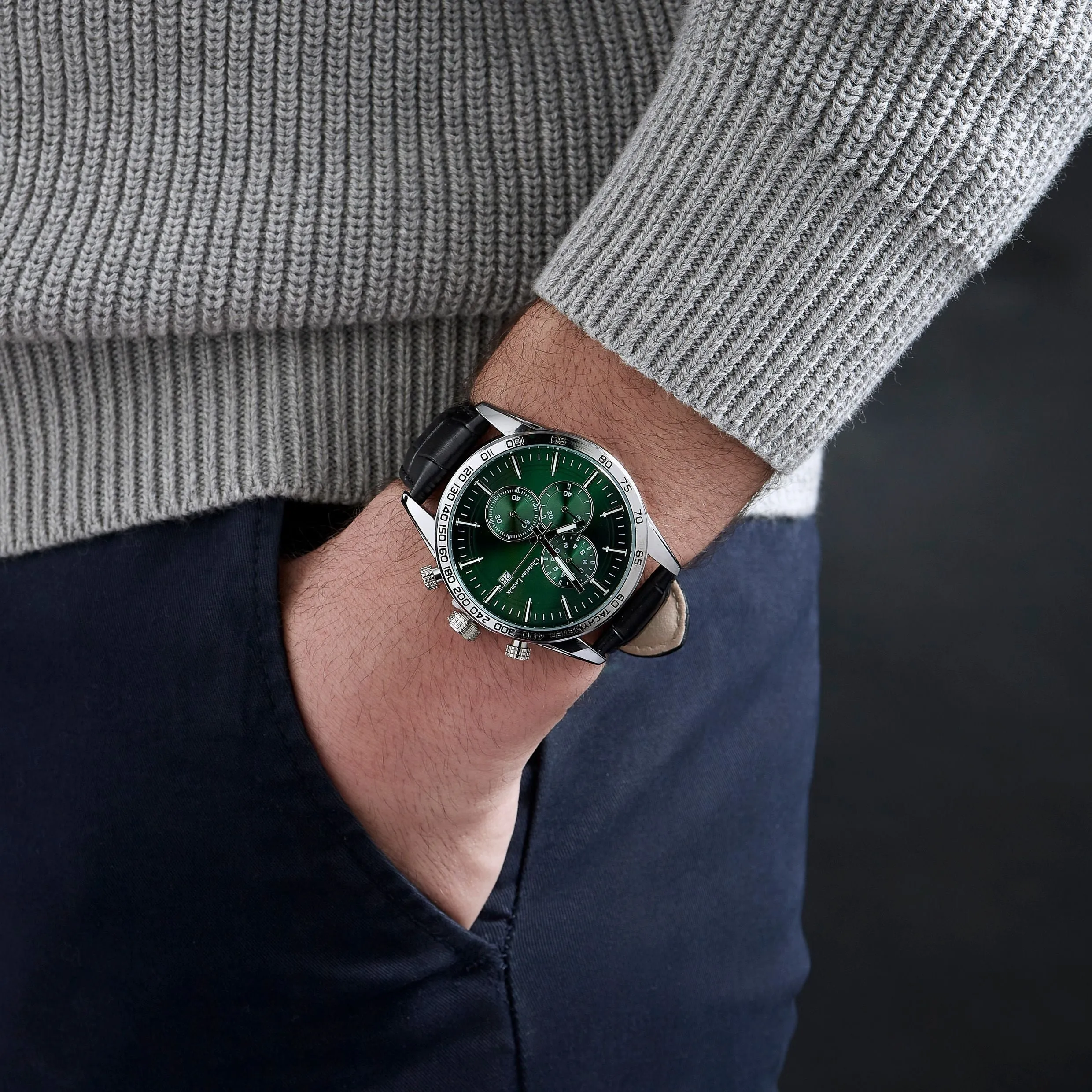 CHRISTIAN LACROIX LMK447A - Chronograph Tempus Black / Green