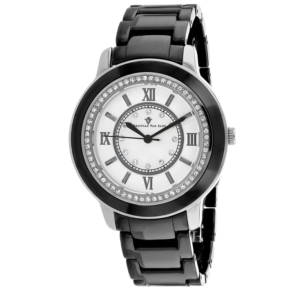 Christian Van Sant Women's Clay Mother of Pearl Dial Watch - CV3211